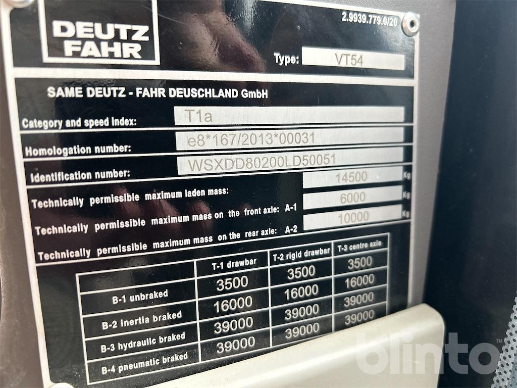 Deutz Fahr VT54 (7250 TTV Warrior) - Farm tractor: picture 5 Deutz Fahr VT54 (7250 TTV Warrior) - Farm tractor: picture 5