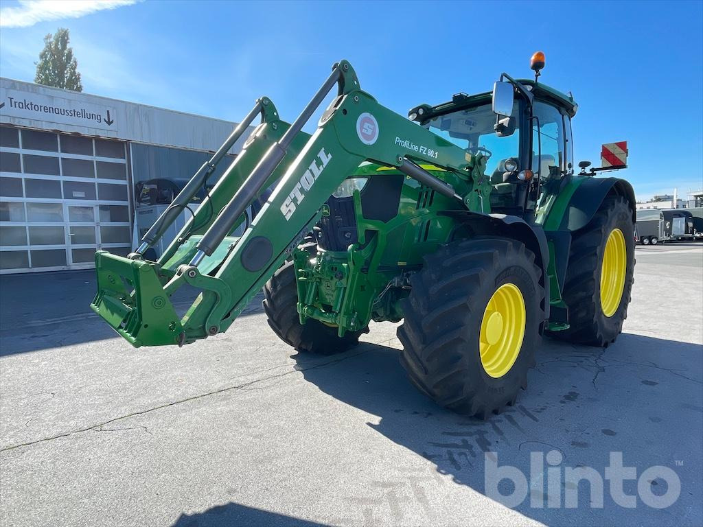 John Deere 6175 R Premium Edition mit Stoll Fz 80.1 - Farm tractor: picture 1 John Deere 6175 R Premium Edition mit Stoll Fz 80.1 - Farm tractor: picture 1