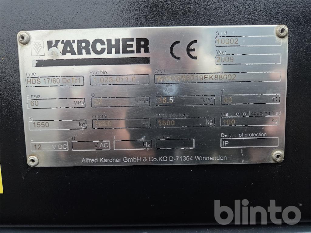 Kärcher HDS 17/60 DE Tr1 (2009) - Pressure washer: picture 5 Kärcher HDS 17/60 DE Tr1 (2009) - Pressure washer: picture 5