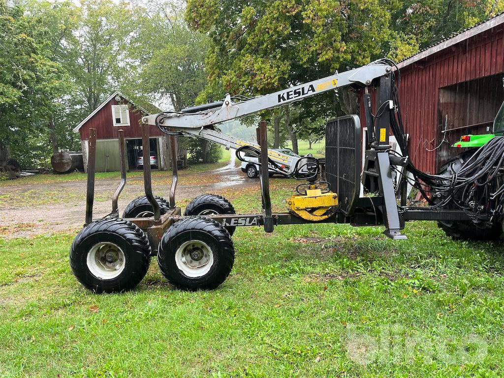 Forestry trailer Kesla 9T med kran Kesla 202T: picture 6