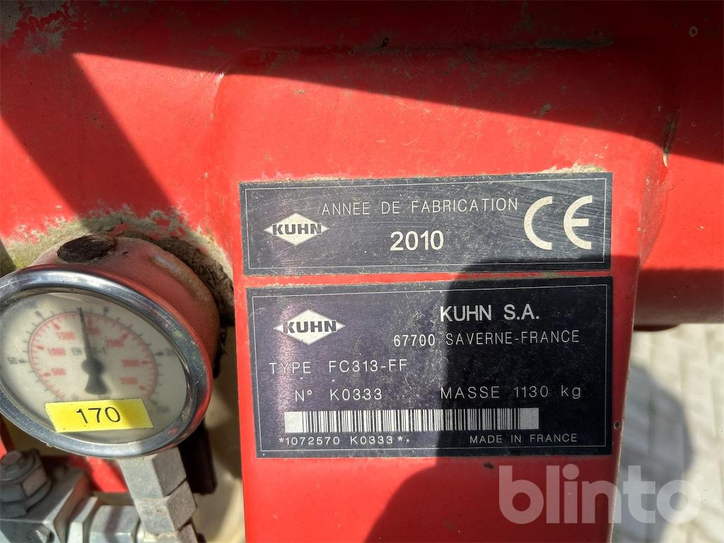 Kuhn FC 313 (2010) - Mower: picture 5 Kuhn FC 313 (2010) - Mower: picture 5