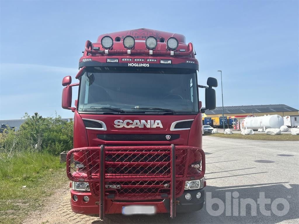 SCANIA R580 - Jonsered 1080 79R - Log truck, Crane truck: picture 3 SCANIA R580 - Jonsered 1080 79R - Log truck, Crane truck: picture 3
