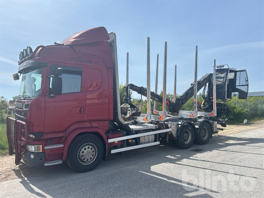 SCANIA R580 - Jonsered 1080 79R - Log truck: picture 1 SCANIA R580 - Jonsered 1080 79R - Log truck: picture 1