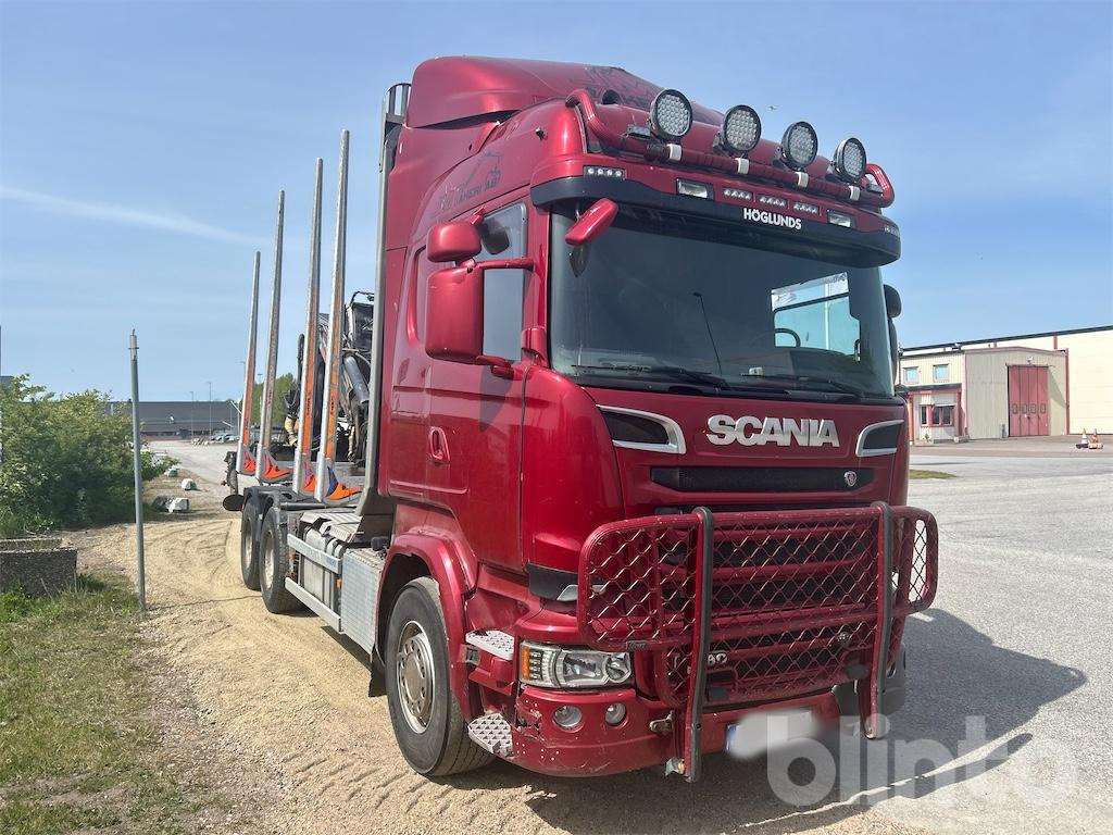 SCANIA R580 - Jonsered 1080 79R - Log truck, Crane truck: picture 4 SCANIA R580 - Jonsered 1080 79R - Log truck, Crane truck: picture 4