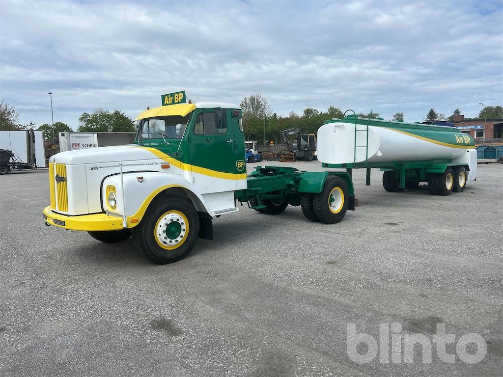 SCANIA Vabis L 76 42 160 Super & Tanktrailer Br. Fors - Tractor unit, Tank semi-trailer: picture 1 SCANIA Vabis L 76 42 160 Super & Tanktrailer Br. Fors - Tractor unit, Tank semi-trailer: picture 1