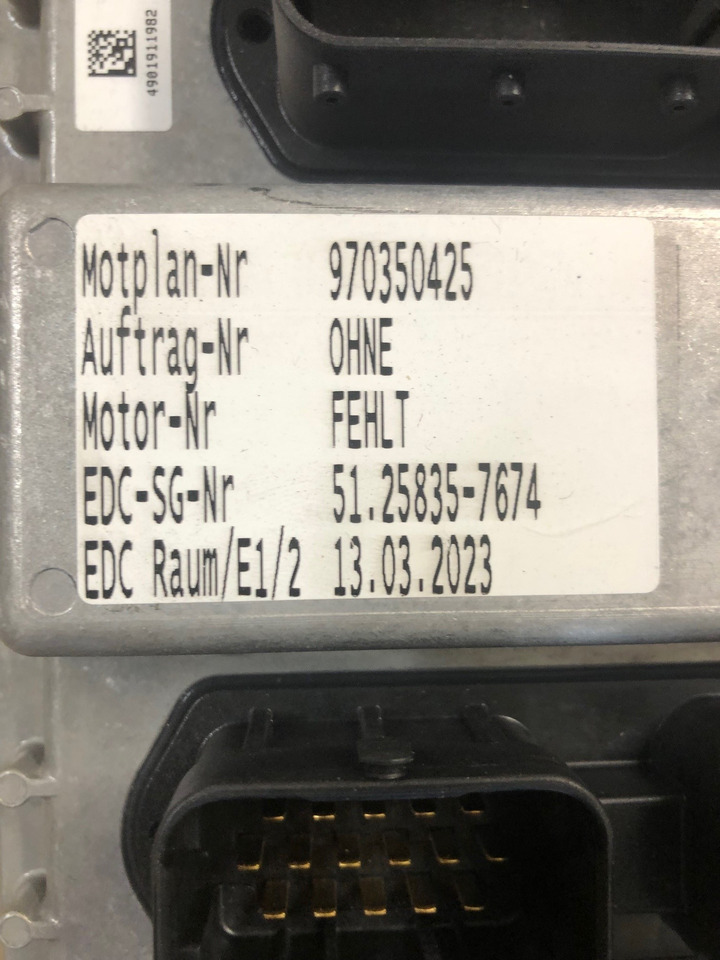 CENTRALINA EDC NUOVA - RIF. BOSCH 0281020273 - RIF. MAN 51258357674 - ECU: picture 3 CENTRALINA EDC NUOVA - RIF. BOSCH 0281020273 - RIF. MAN 51258357674 - ECU: picture 3