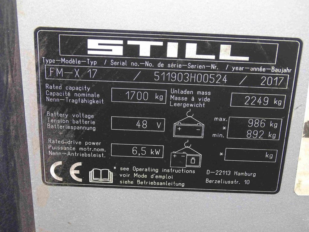 Still FM-X17 - Reach truck: picture 4 Still FM-X17 - Reach truck: picture 4