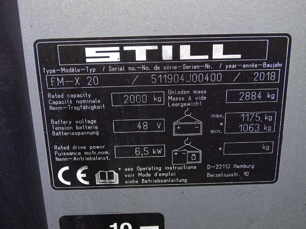 Still FM-X20 - Reach truck: picture 5 Still FM-X20 - Reach truck: picture 5