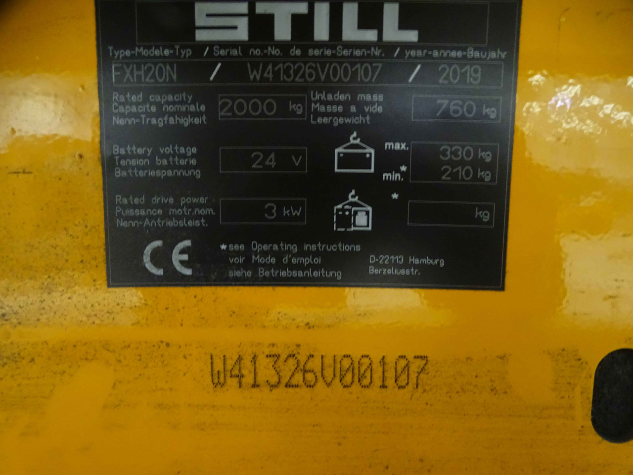 Still FXH20N/2400MM - Pallet truck: picture 5 Still FXH20N/2400MM - Pallet truck: picture 5