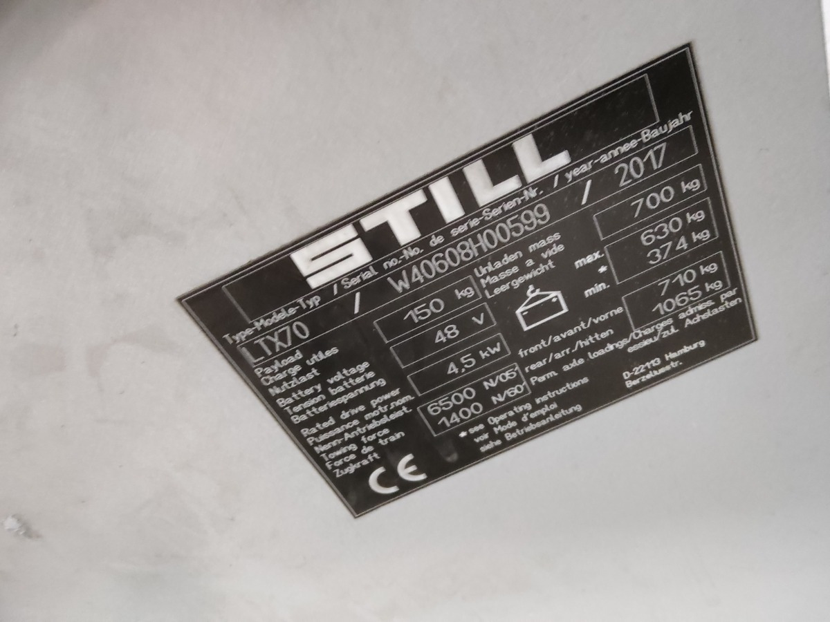 Still LTX70 - Tow tractor: picture 5 Still LTX70 - Tow tractor: picture 5