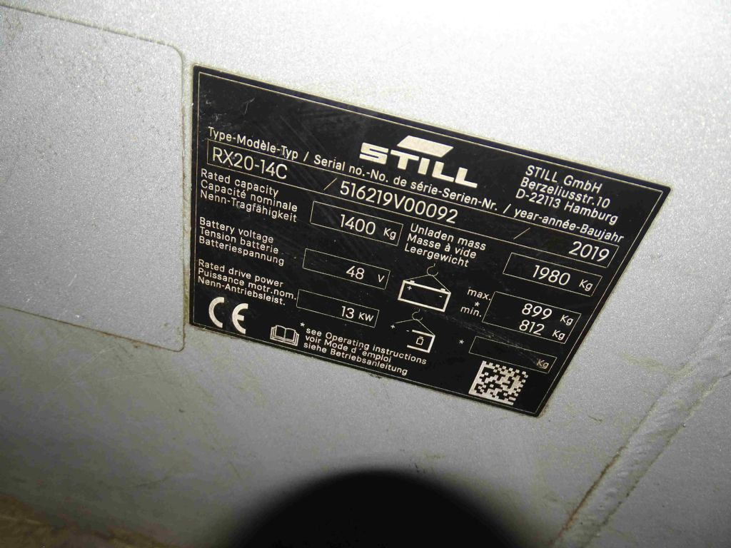 Still RX20-14C - Electric forklift: picture 5 Still RX20-14C - Electric forklift: picture 5