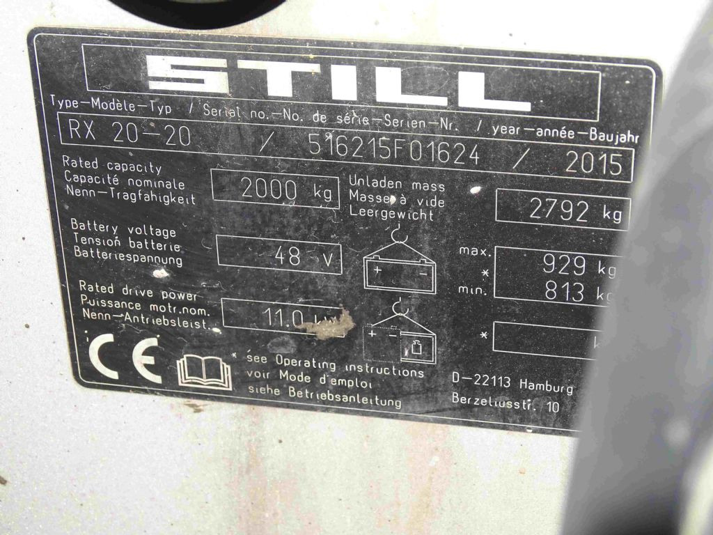 Still RX20-20 - Electric forklift: picture 5 Still RX20-20 - Electric forklift: picture 5