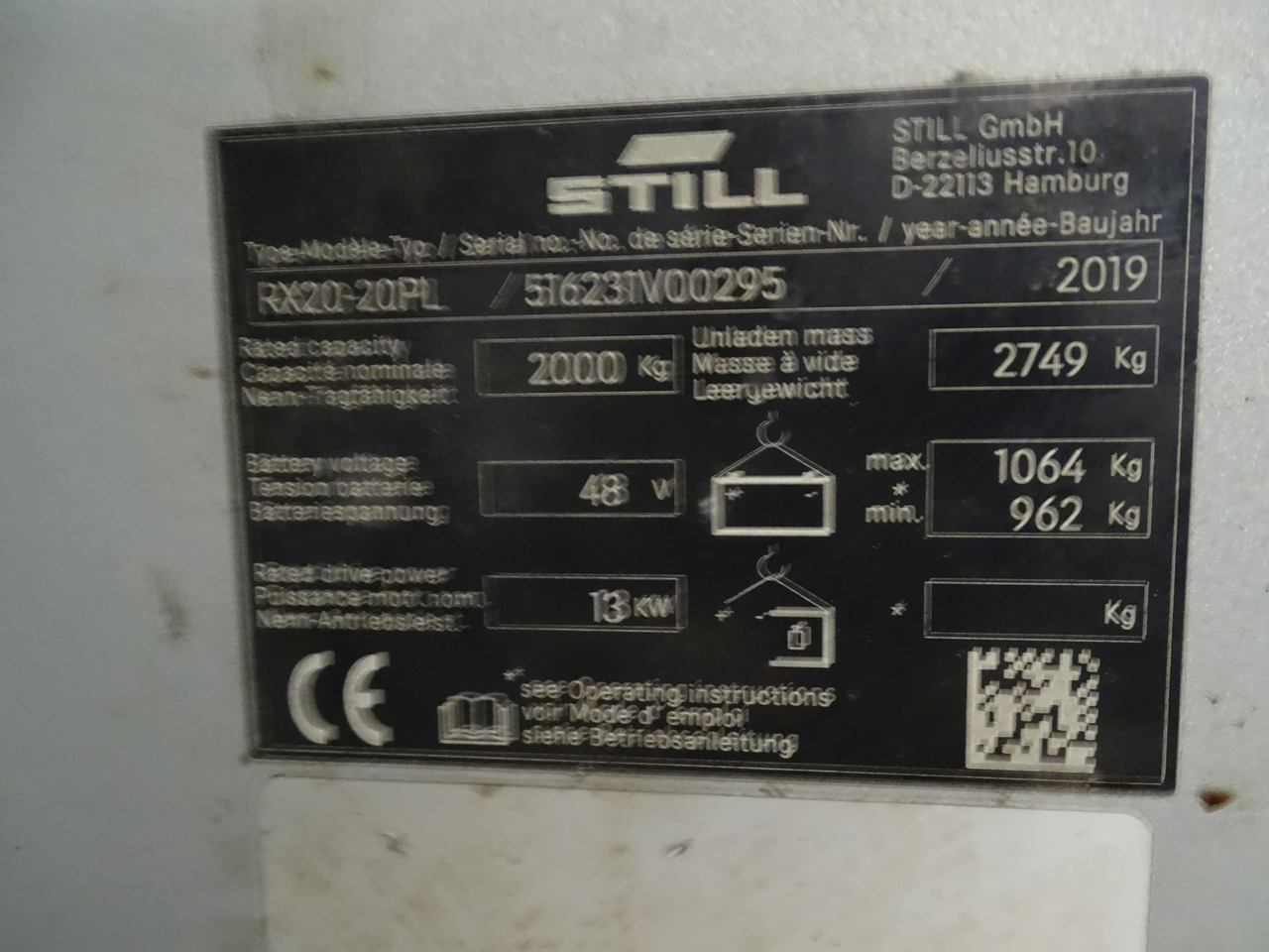 Still RX20-20PL - Electric forklift: picture 5 Still RX20-20PL - Electric forklift: picture 5