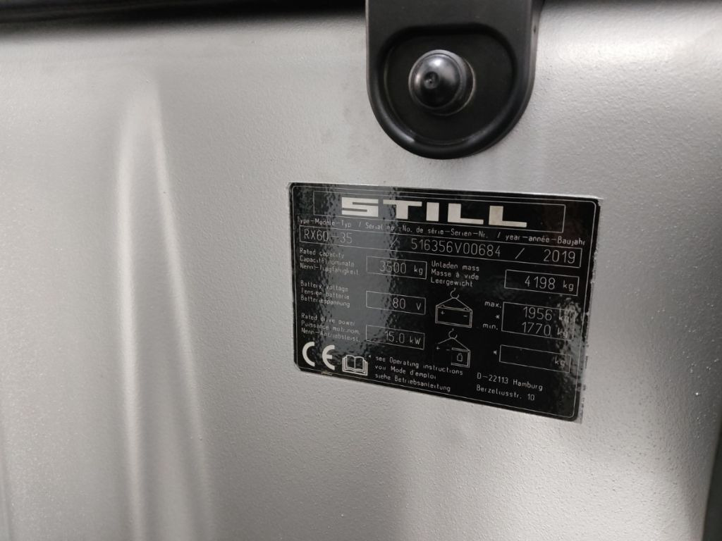 Still RX60-35/BATT.NEU - Electric forklift: picture 4 Still RX60-35/BATT.NEU - Electric forklift: picture 4