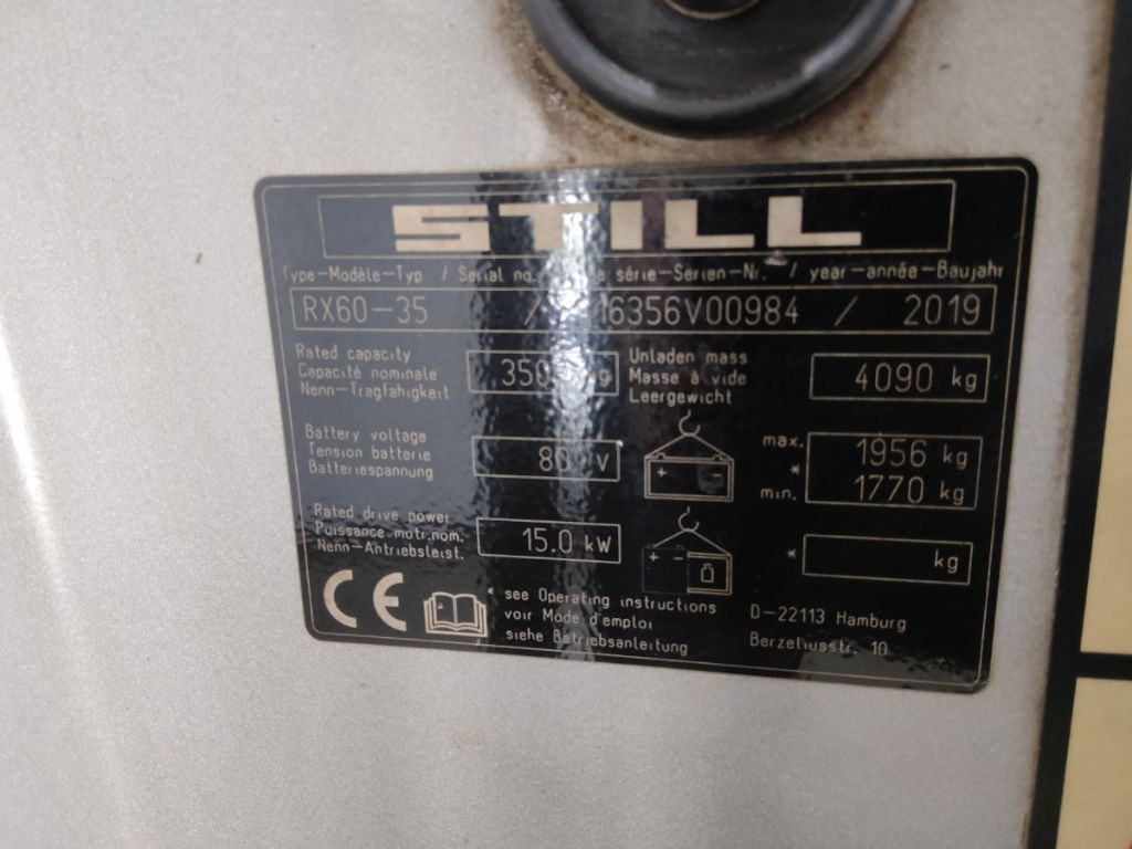 Still RX60-35 - Electric forklift: picture 5 Still RX60-35 - Electric forklift: picture 5