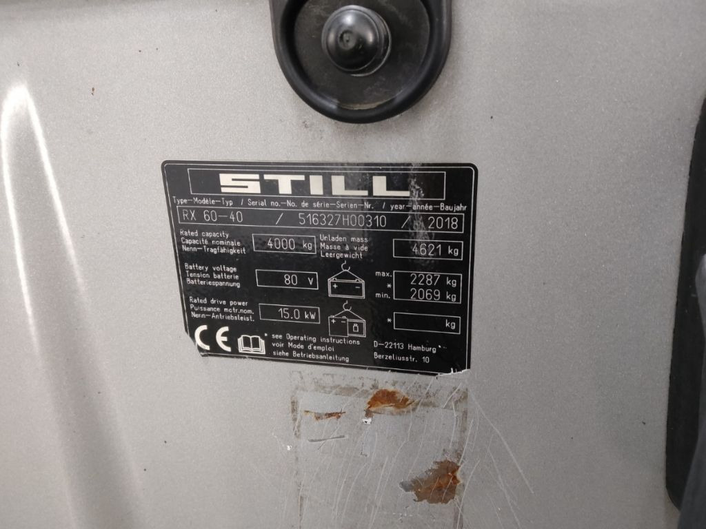 Still RX60-40 - Electric forklift: picture 5 Still RX60-40 - Electric forklift: picture 5