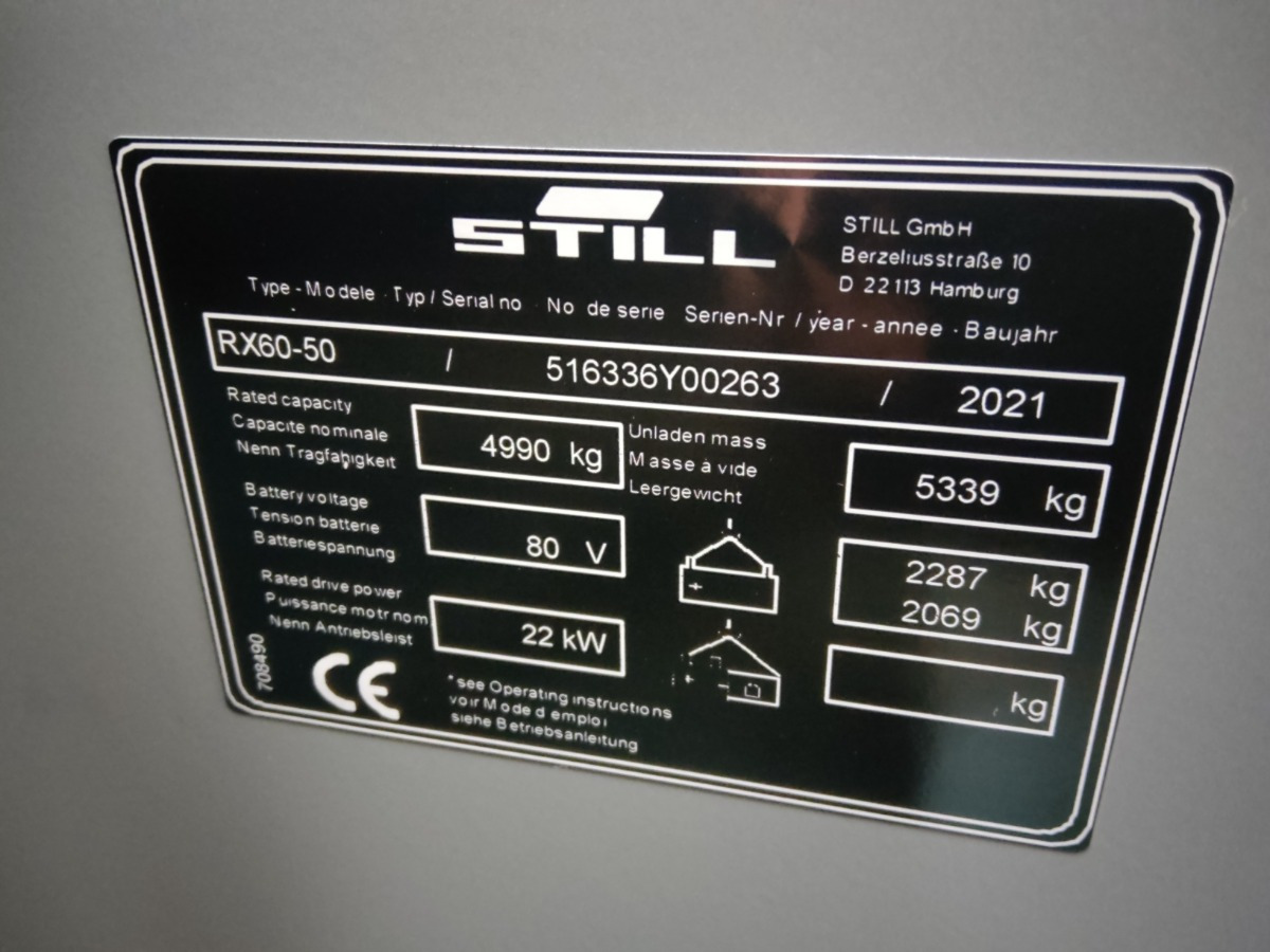 Still RX60-50 - Electric forklift: picture 5 Still RX60-50 - Electric forklift: picture 5
