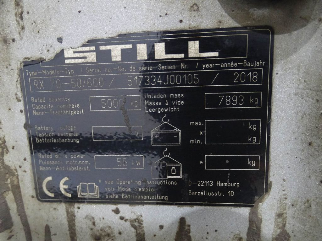Diesel forklift Still RX70-50/600: picture 6