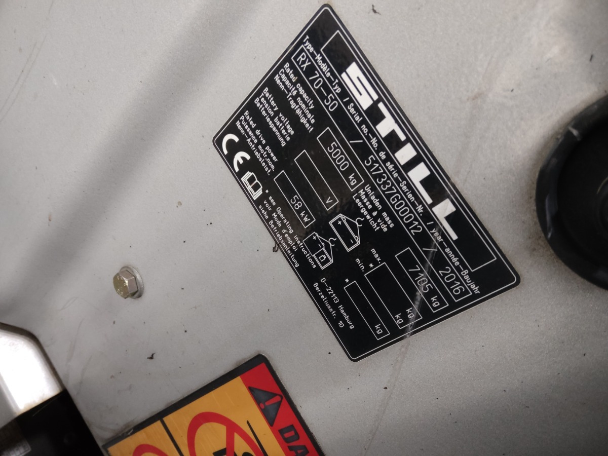 Still RX70-50T - Forklift: picture 5 Still RX70-50T - Forklift: picture 5
