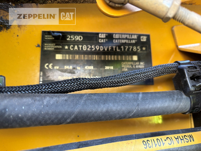 Cat 259D - Skid steer loader: picture 5 Cat 259D - Skid steer loader: picture 5