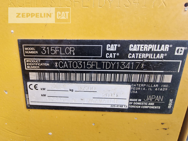 Cat 315FL - Crawler excavator: picture 2 Cat 315FL - Crawler excavator: picture 2