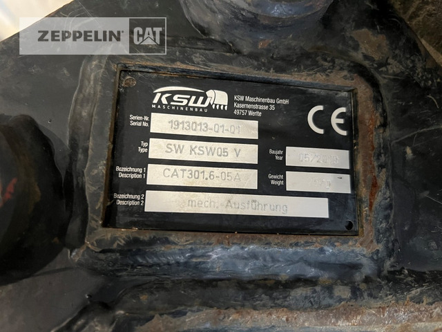 KSW Maschinenbau GmbH Schnellwechsler CW05 - Quick coupler for Construction machinery: picture 2 KSW Maschinenbau GmbH Schnellwechsler CW05 - Quick coupler for Construction machinery: picture 2