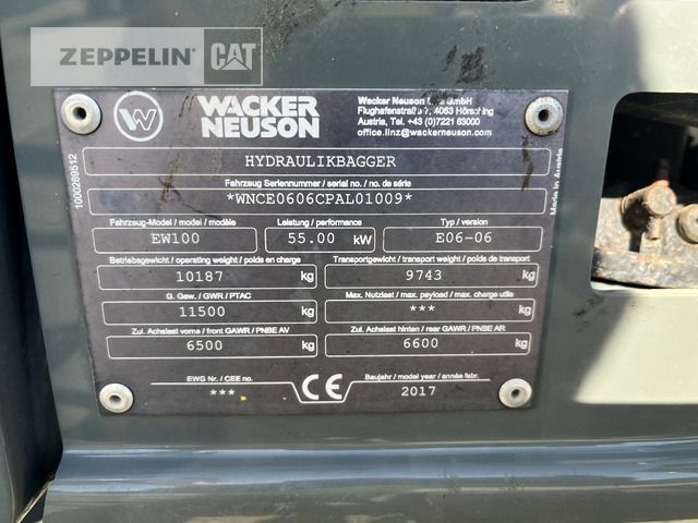Neuson EW100 - Wheel excavator: picture 2 Neuson EW100 - Wheel excavator: picture 2