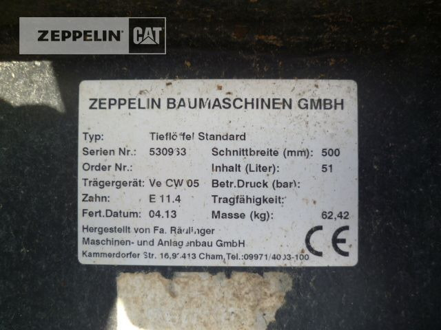 Excavator bucket for Construction machinery Sonstiges Rädlinger TL50,CW05: picture 6