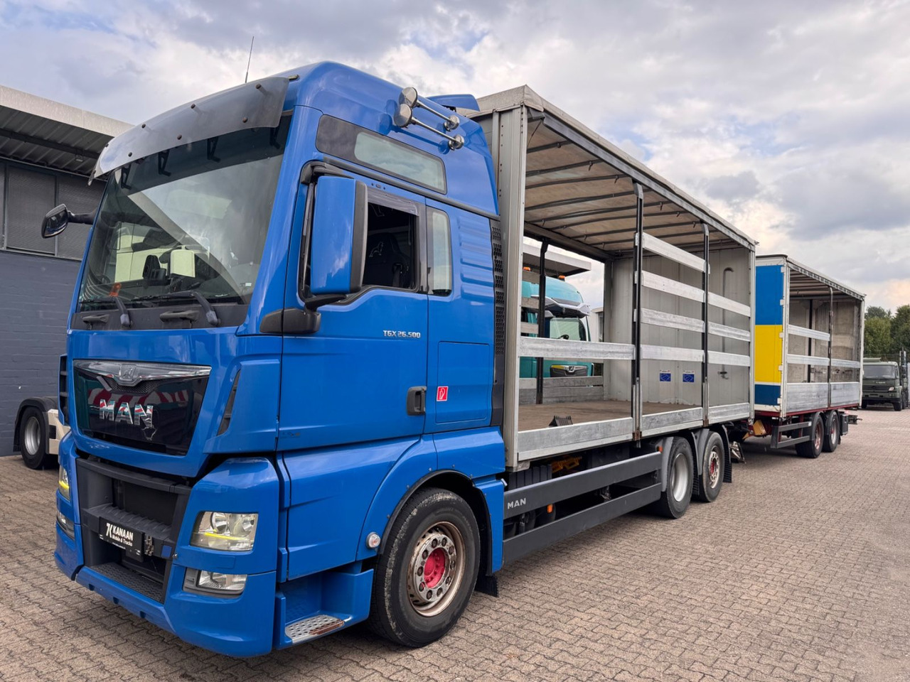 MAN 26.500 TGX+Anh LBW Euro6 Lift/Lenkachse - Curtainsider truck: picture 5 MAN 26.500 TGX+Anh LBW Euro6 Lift/Lenkachse - Curtainsider truck: picture 5