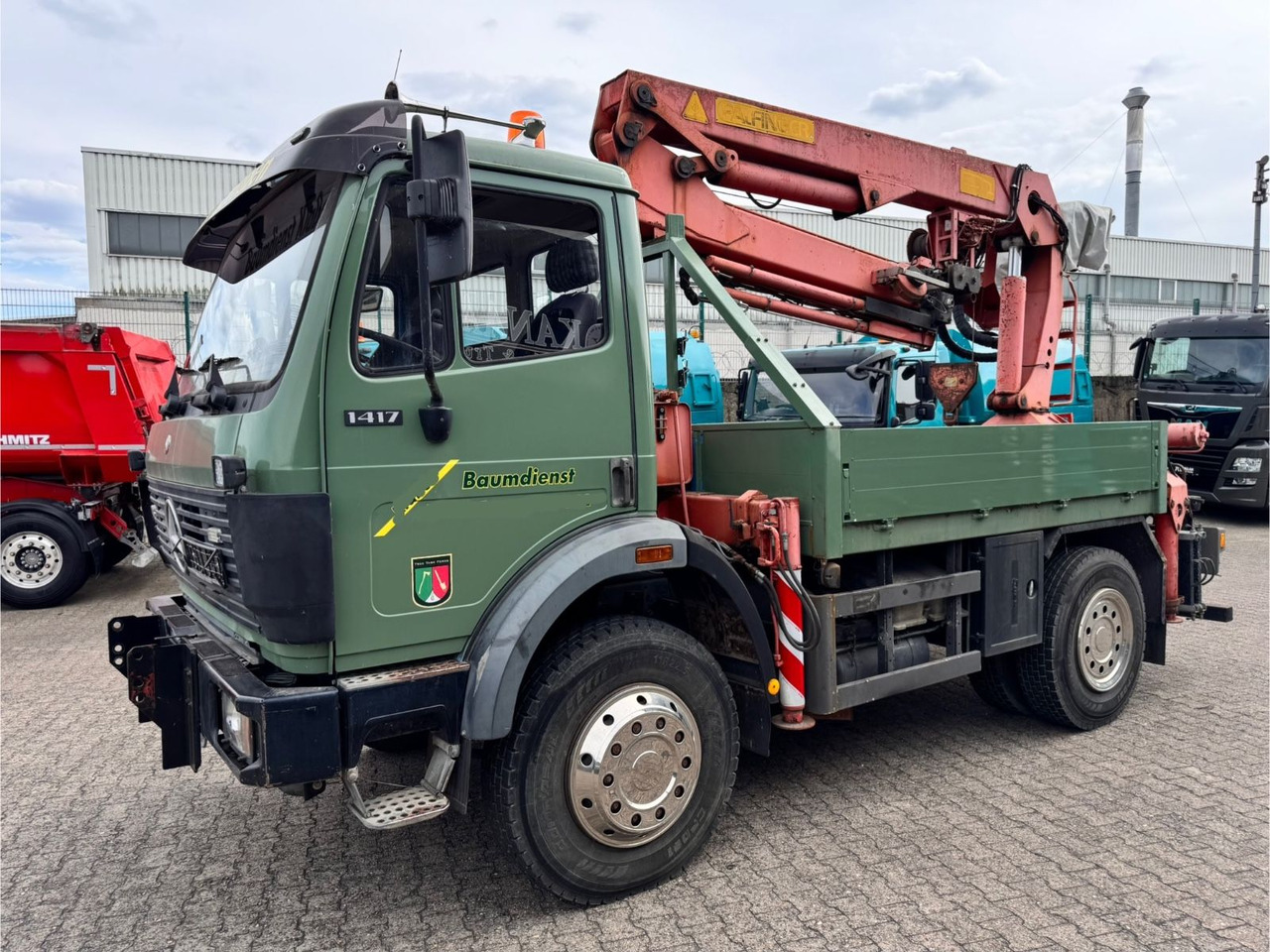 Mercedes-Benz 1417 AK Allrad Palfinger Montagekran 17,7m 64TKM - Crane truck: picture 3 Mercedes-Benz 1417 AK Allrad Palfinger Montagekran 17,7m 64TKM - Crane truck: picture 3