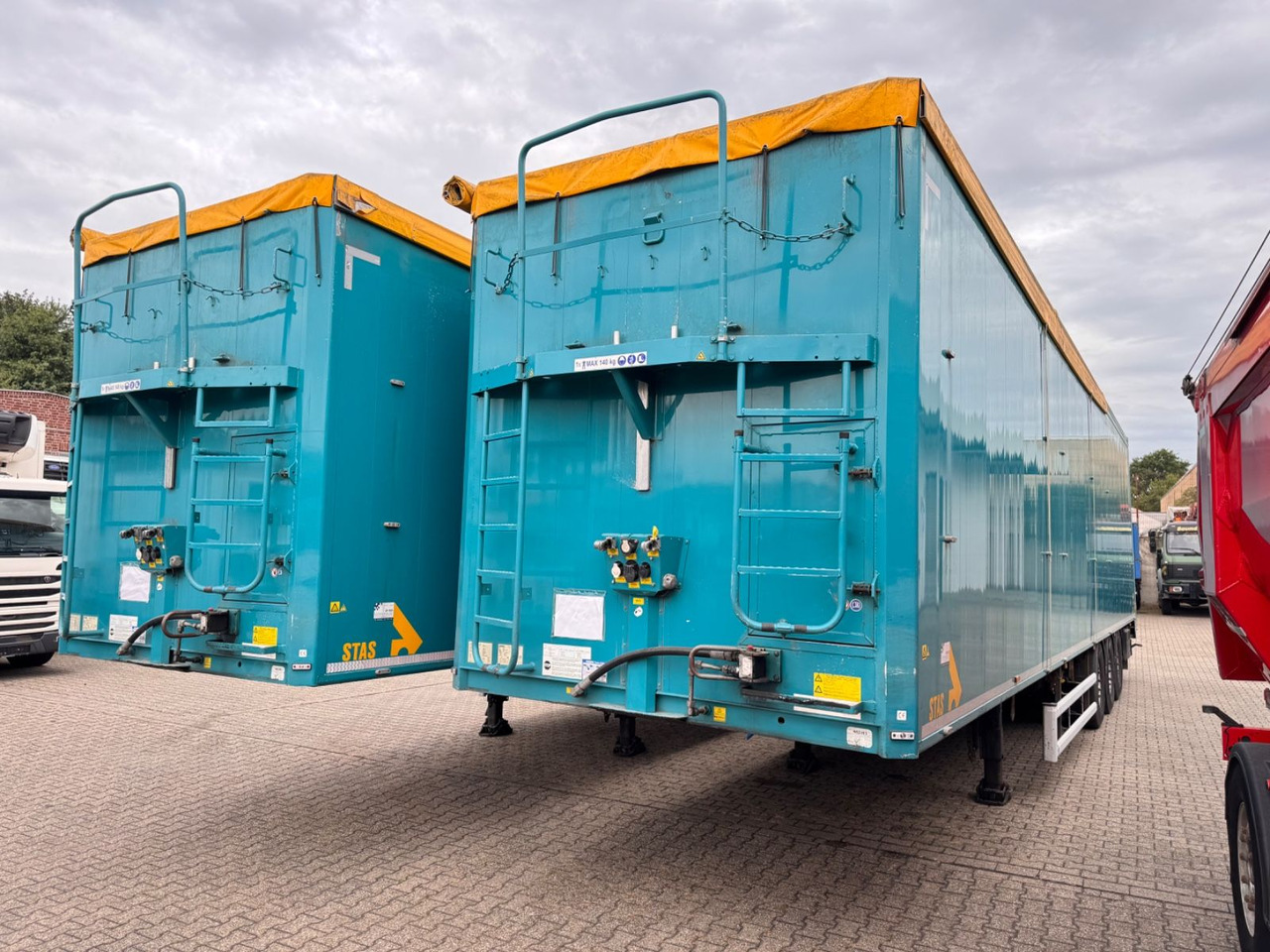 Stas S 300 ZX Walkingfloor  Schubboden 2 x Vorhanden - Walking floor semi-trailer: picture 3 Stas S 300 ZX Walkingfloor  Schubboden 2 x Vorhanden - Walking floor semi-trailer: picture 3